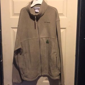 Columbia Tan Mock-neck Fleece